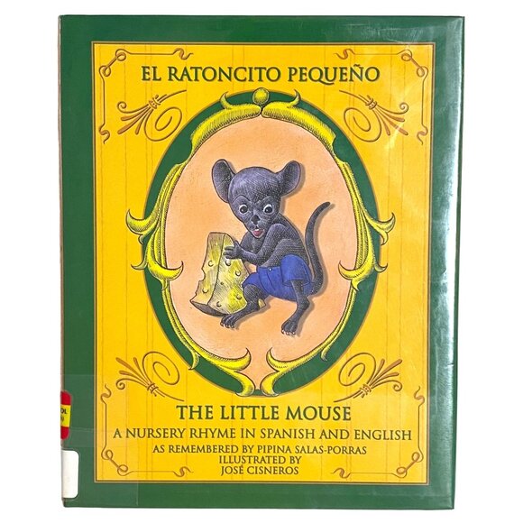 El Ratoncito Pequeno The Little Mouse Hardcover English Spanish Nursery Rhyme - Picture 1 of 5